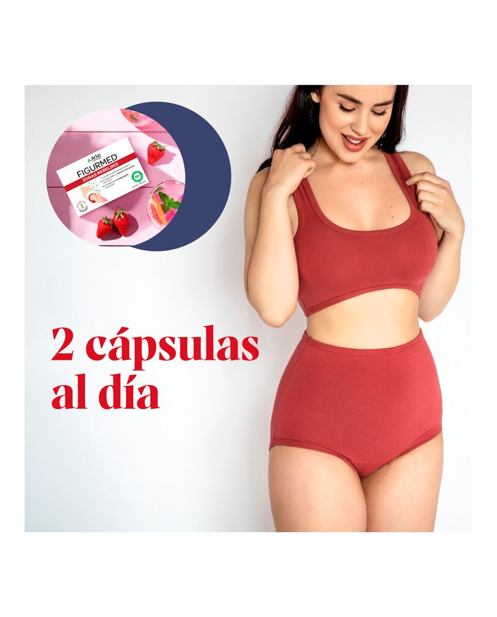 Complemento Alimenticio Figurmed Zonas Rebeldes 60 Cápsulas Arkopharma - 60 Cápsulas 5