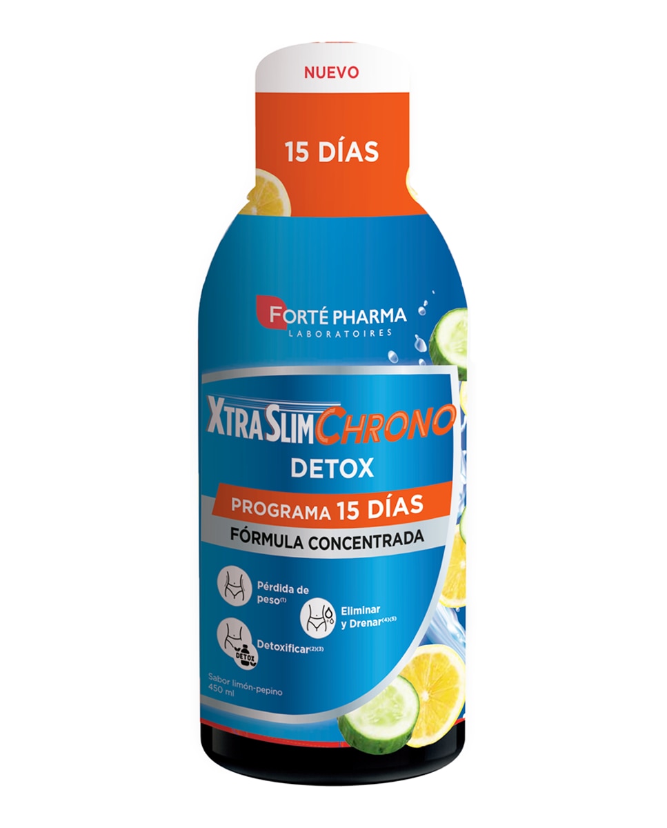 Forte Pharma - Complemento Alimenticio Xtraslim Chrono Detox 450 ml Forte Pharma.