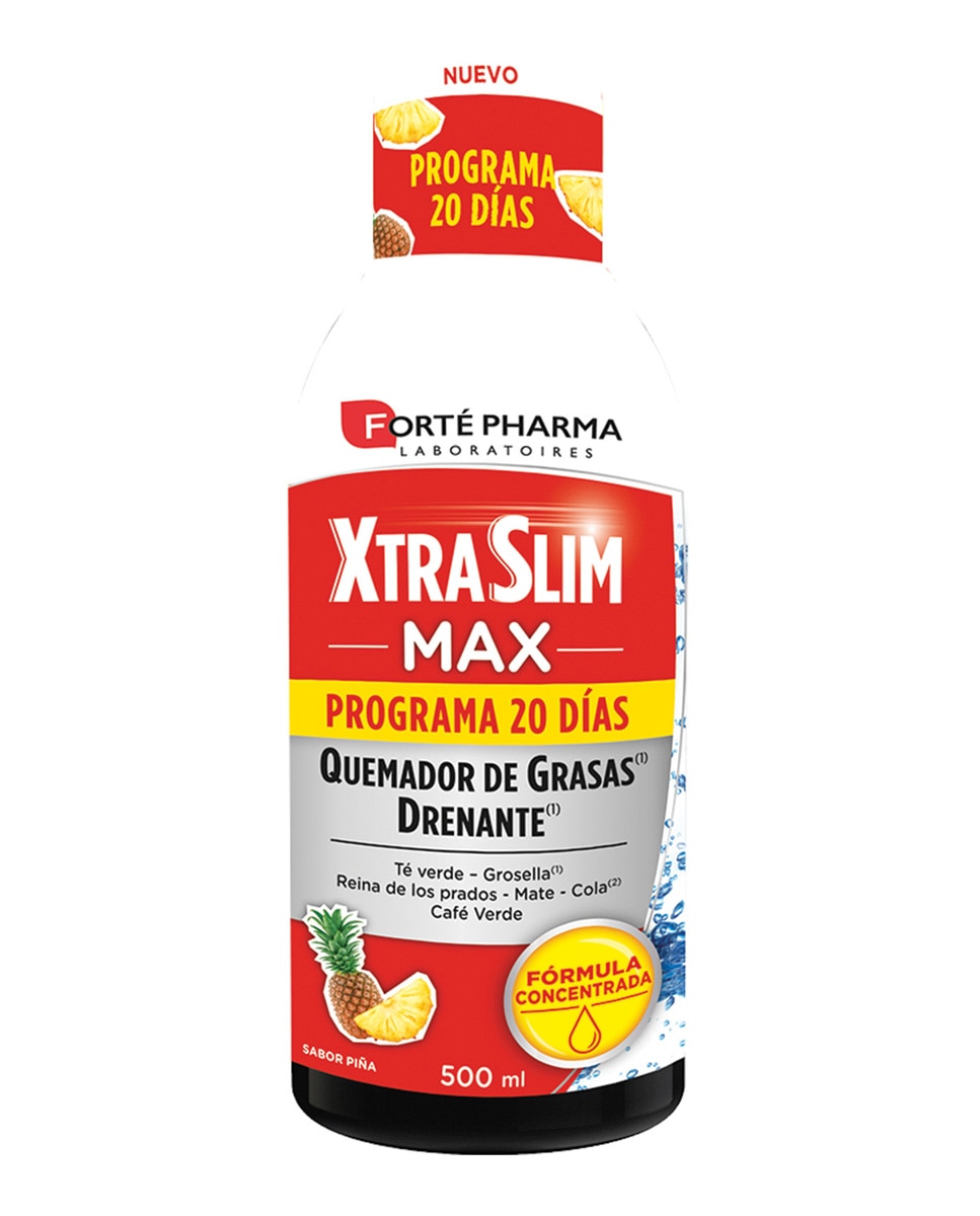 Forte Pharma - Complemento Alimenticio Xtraslim Max Quemador 500 ml Forte Pharma.