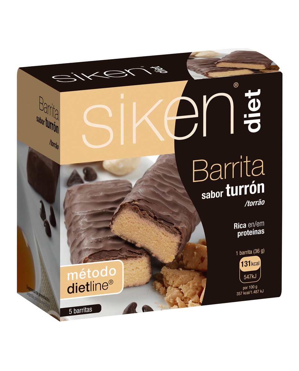 Imagen 0 de Barritas Turrón Sikendiet Siken