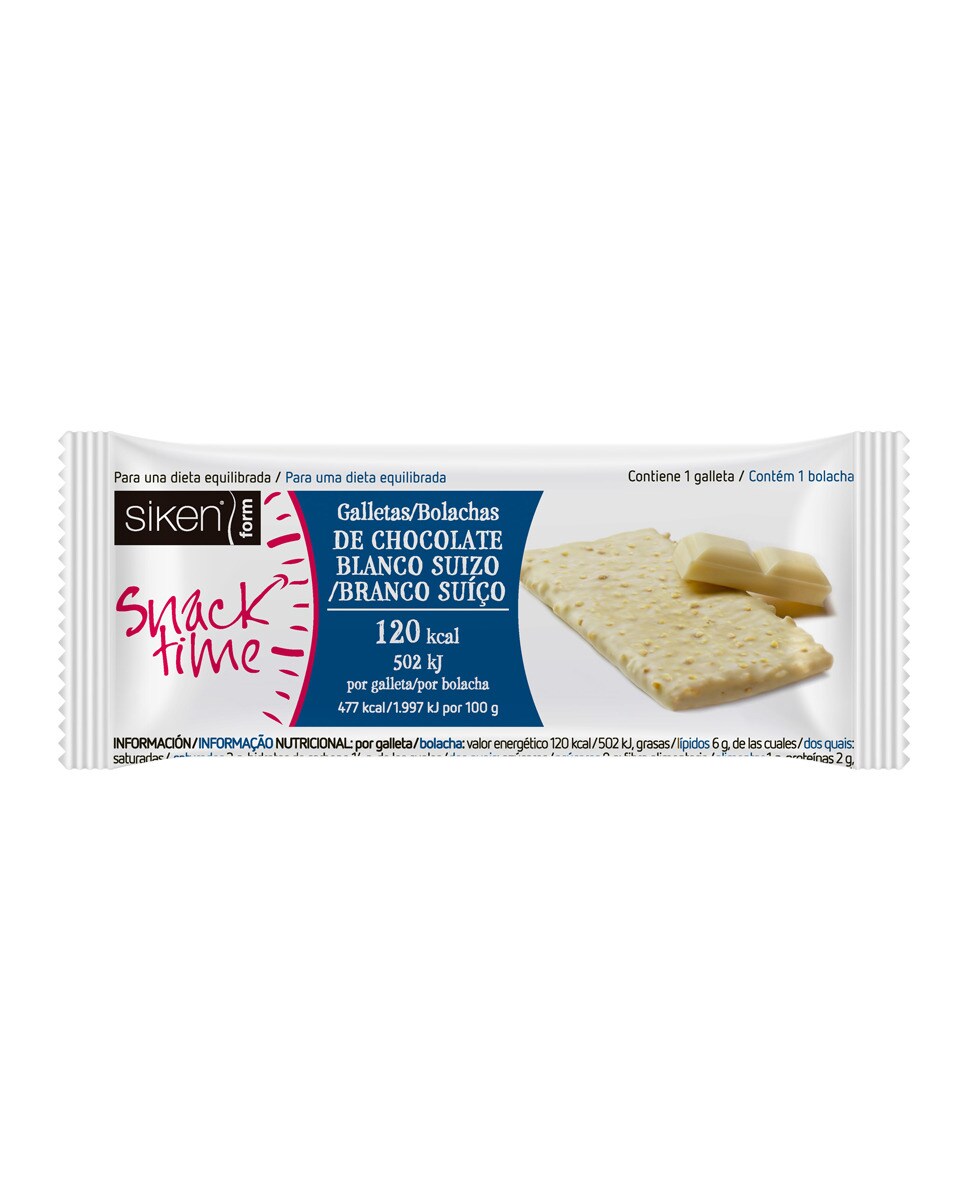 Galleta chocolate blanco Siken® Form 1