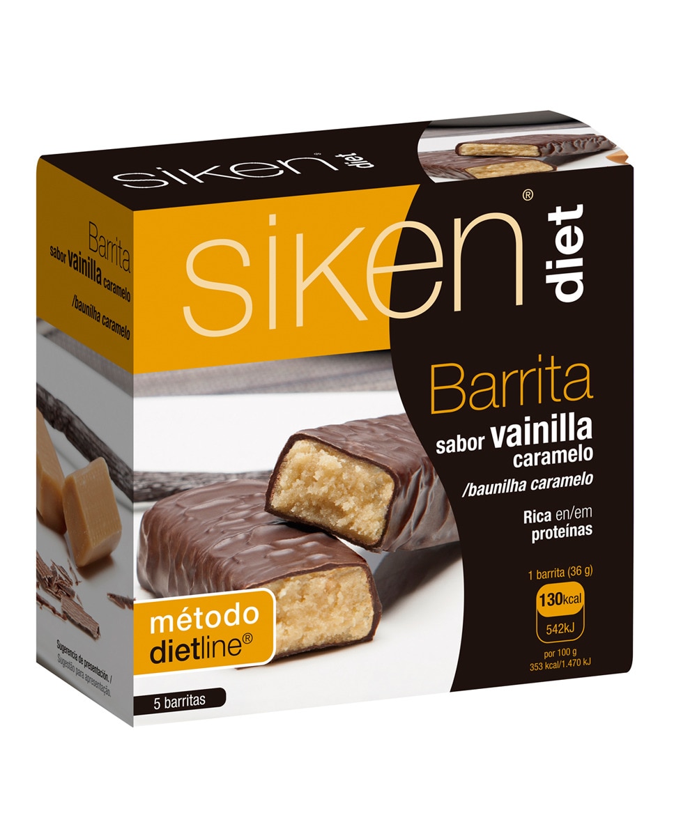 Siken® - Barritas de proteína y fibra Vainilla Sikendiet Siken.