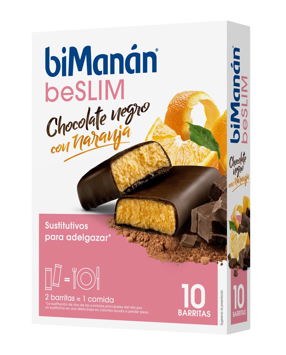 Imagen 0 de Barritas Chocolate y Naranja Sustitutive Bimanán