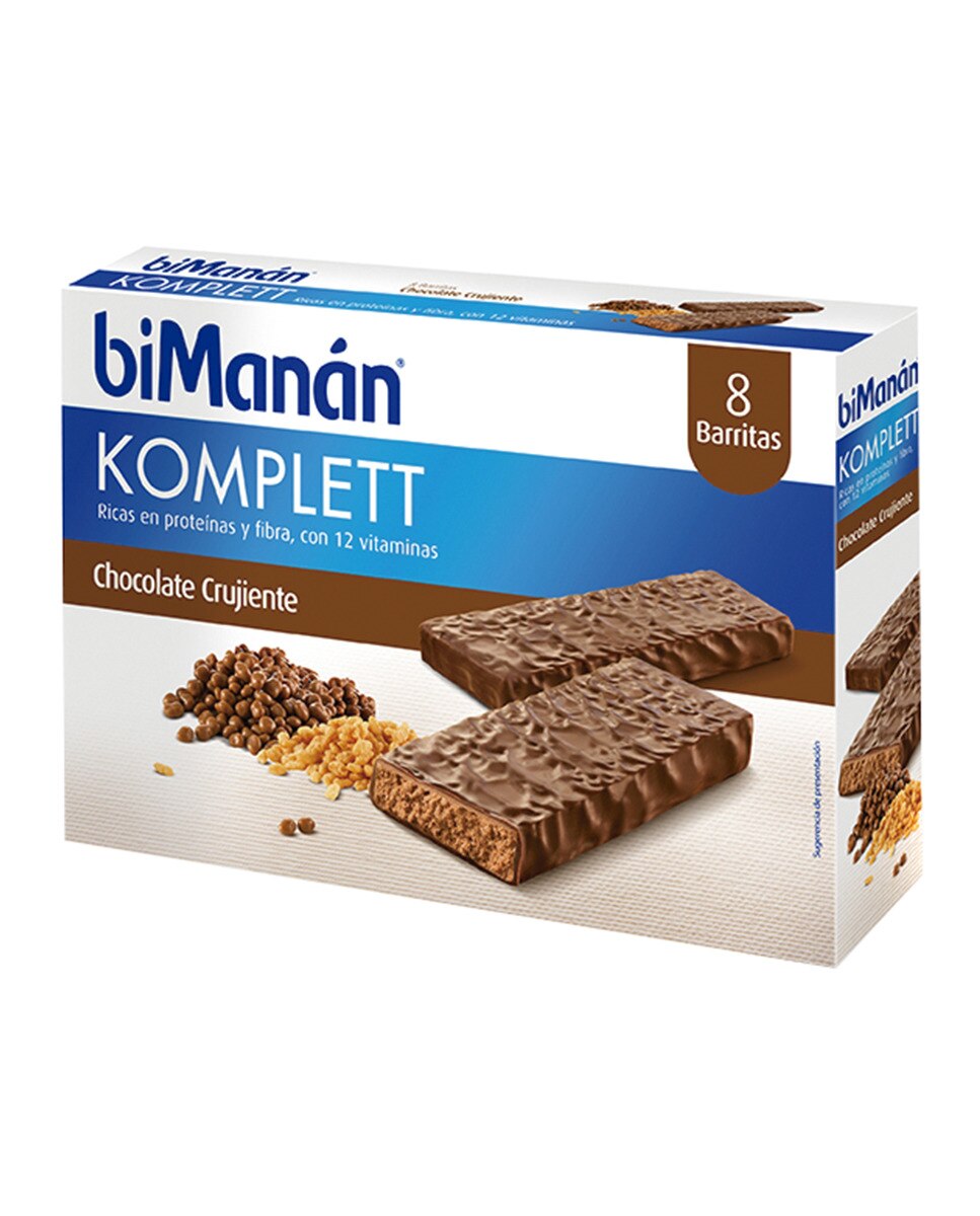 Imagen 0 de Barritas Chocolate Komplet Sustitutive Bimanán