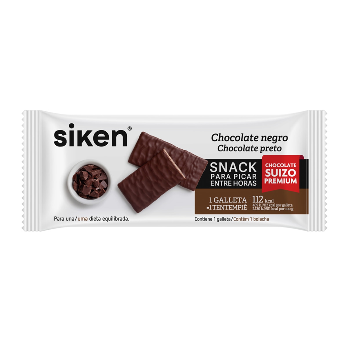 Imagen 0 de Snack Sikenform Galleta Chocolate Negro 25 g Siken