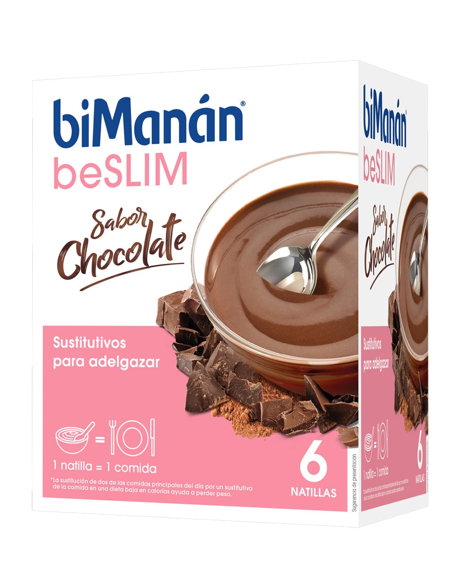 BiManán® - Natillas Praliné Menú Sustitutive Bimanán.