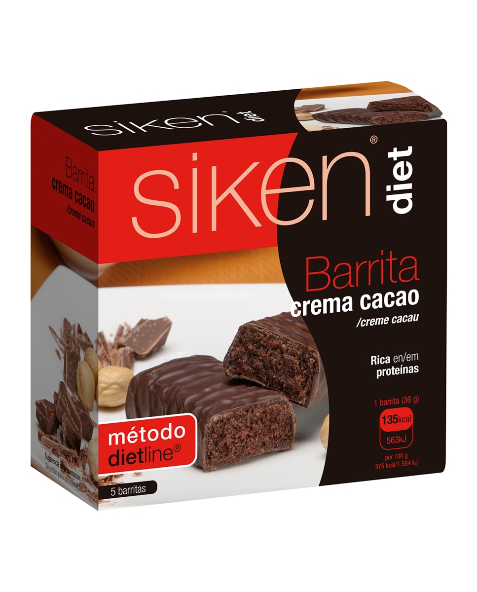 5 Barritas Crema Cacao Sikendiet Siken 1