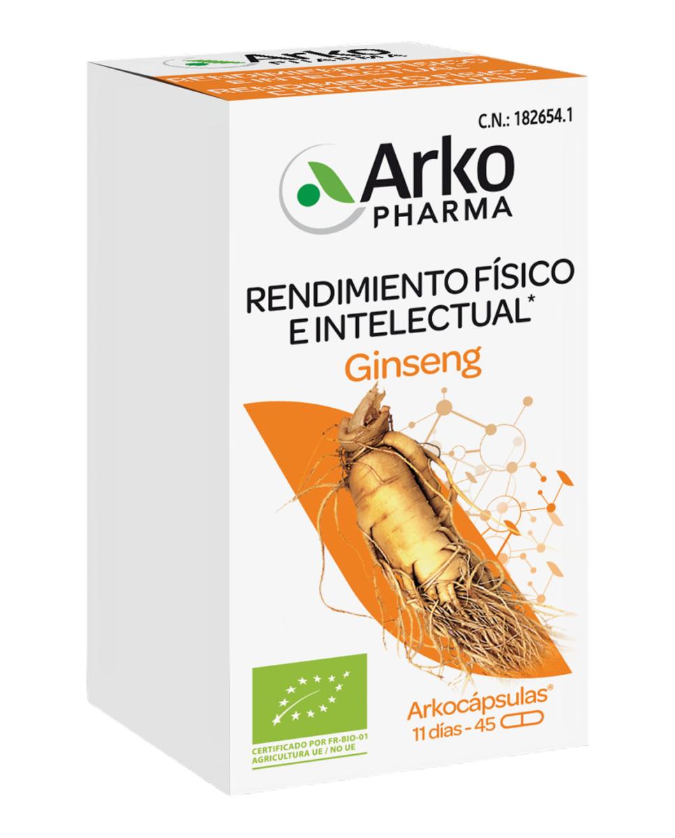 45 Cápsulasarkocápsulas Ginseng Bio Arkopharma 1