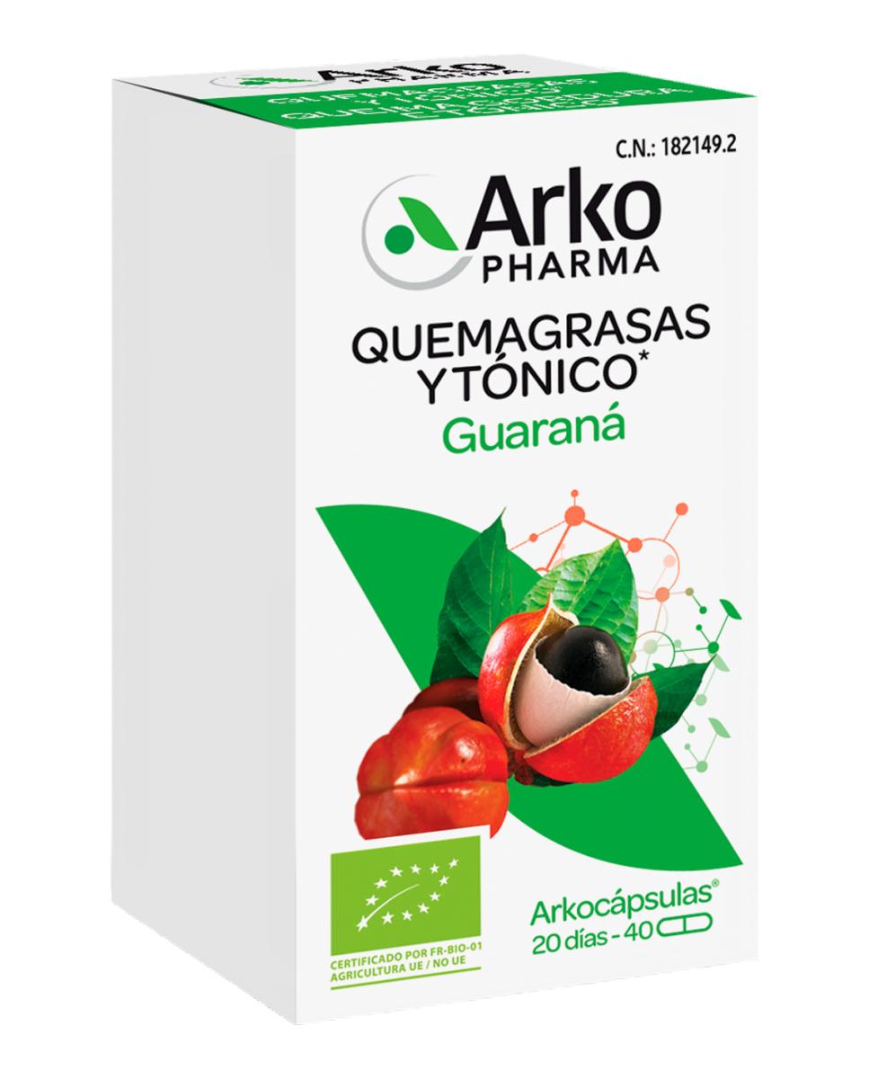 Imagen 1 de Complemento Alimenticio Arkocápsulas Guaraná BIO 40 Cápsulas Arkopharma - 40 cápsulas