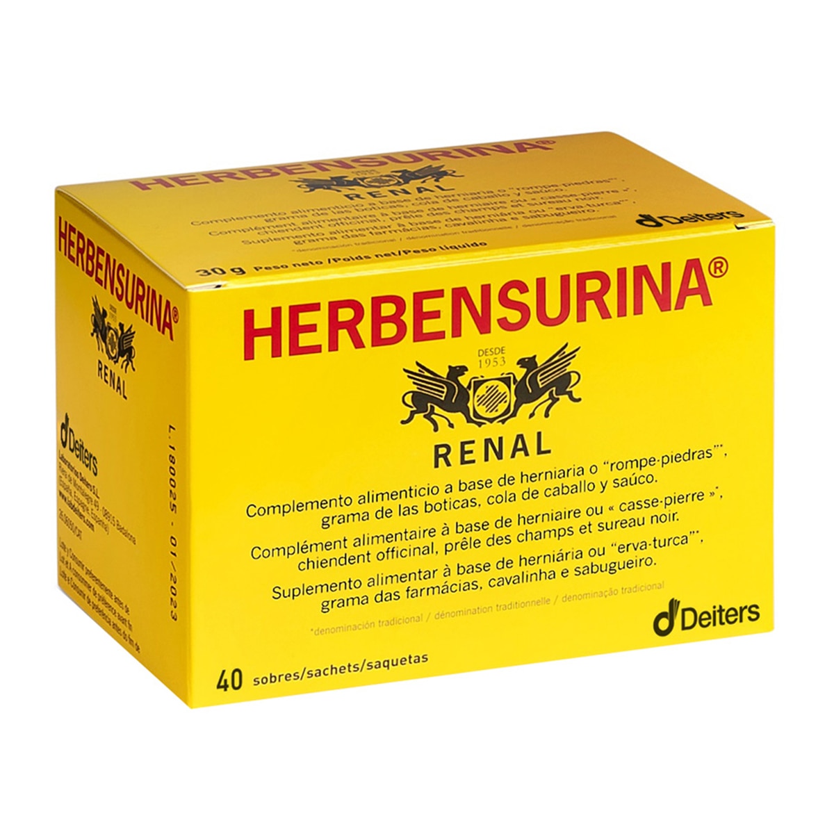 Imagen 0 de Sobres Bienestar renal Herbensurina