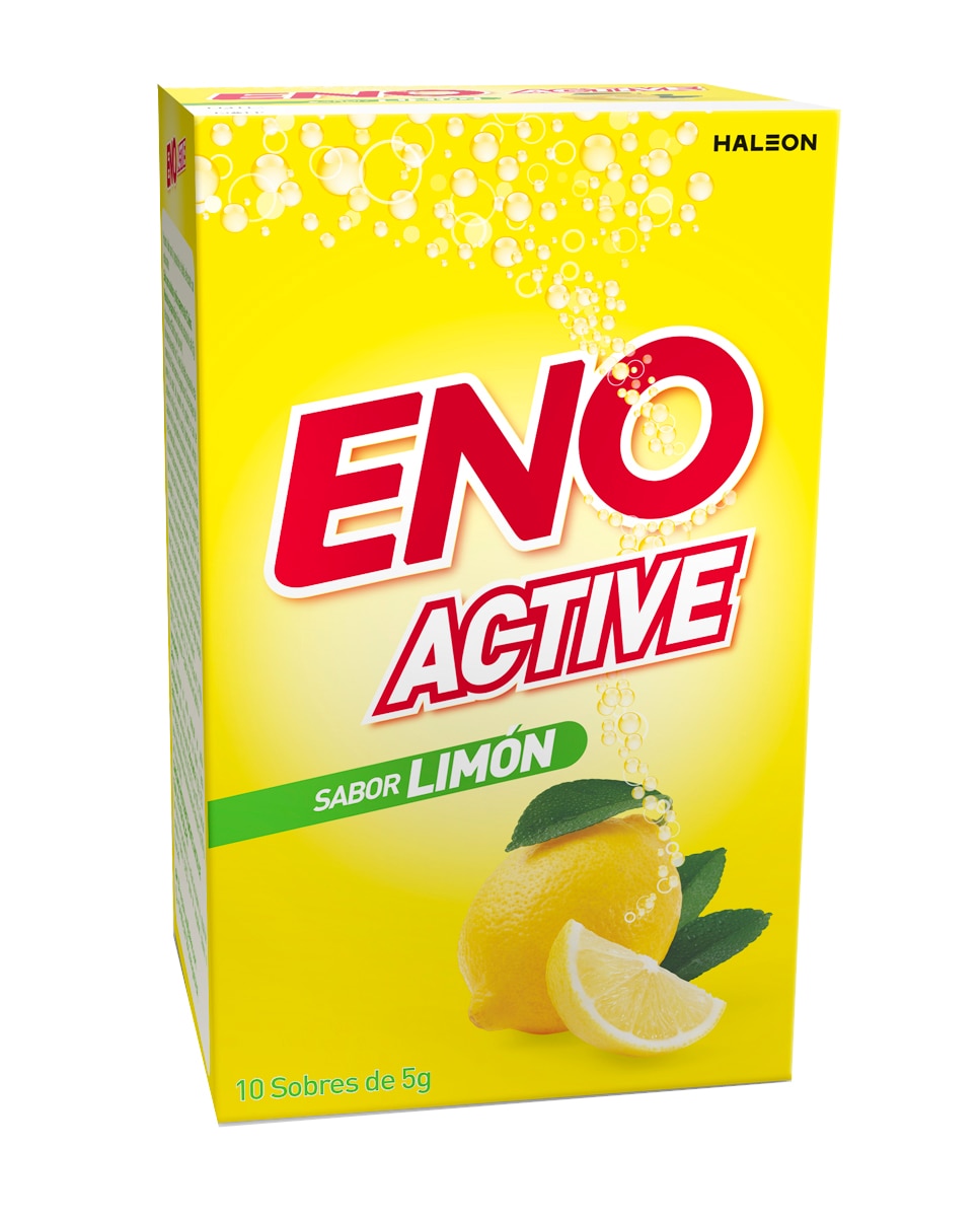 10 sobres de 5 g sabor limón Eno Active 1