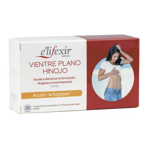 Imagen 0 de 32 Cápsulas Vientre Plano Hinojo Elifexir Esenciall Salud Elifexir