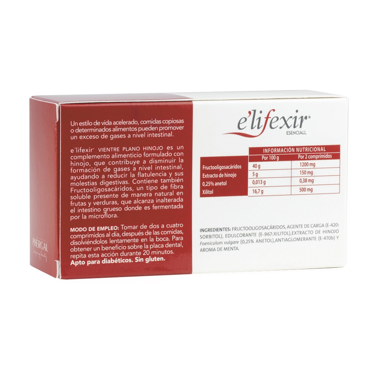 Imagen 2 de 32 Cápsulas Vientre Plano Hinojo Elifexir Esenciall Salud Elifexir