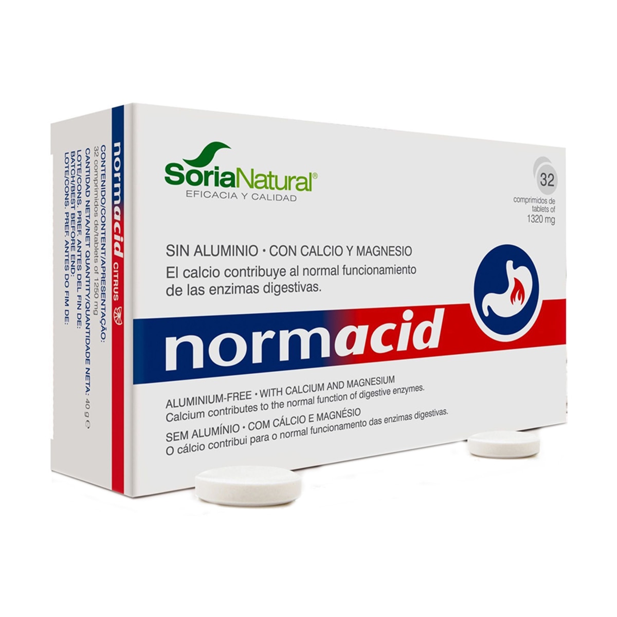 Soria Natural - 32 Comprimidos Normacid Soria Natural.