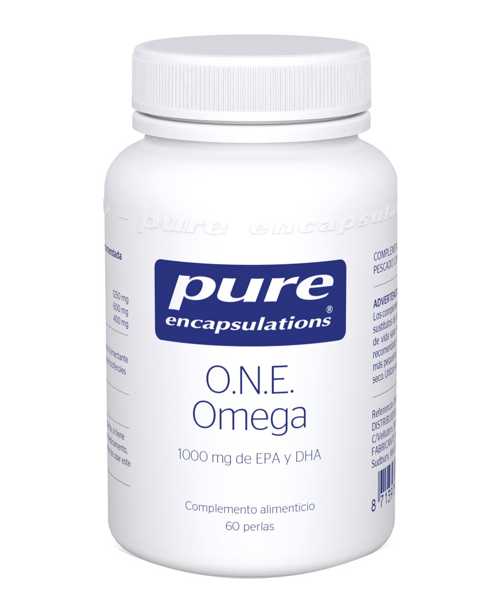 60 Cápsulas One Omega Pure Encapsulations 1