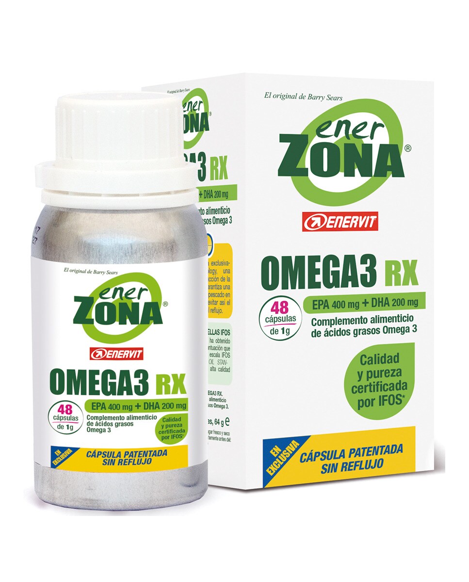 Imagen 2 de Aceite de Pescado 48 Caps 1g Omega 3 RX Enerzona