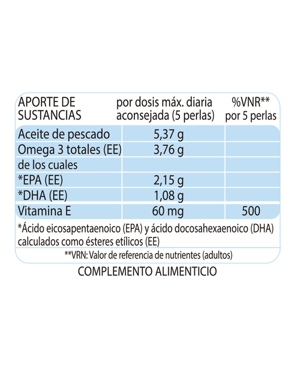 Imagen 2 de 120 Perlas Omega 3 Extra ESI