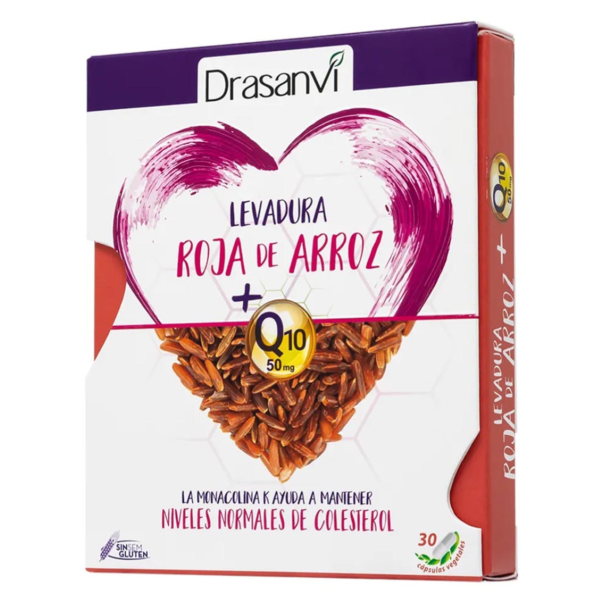 Drasanvi - 30 Cápsulas Levadura Roja Arroz +Q10 Drasanvi.