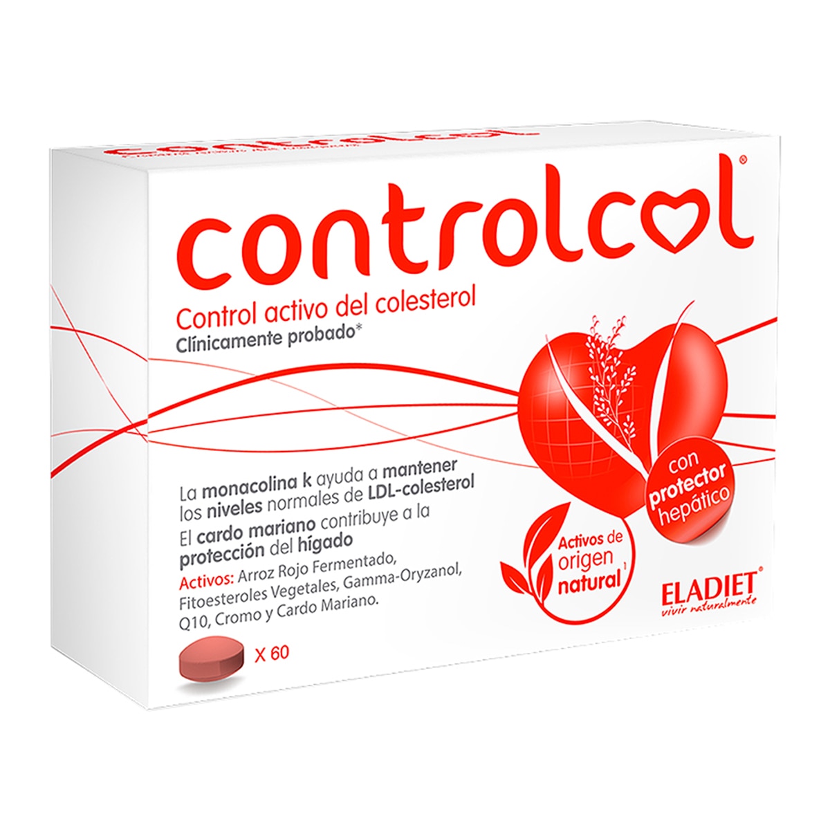 Eladiet - 60 Comprimidos Controlcol Eladiet.