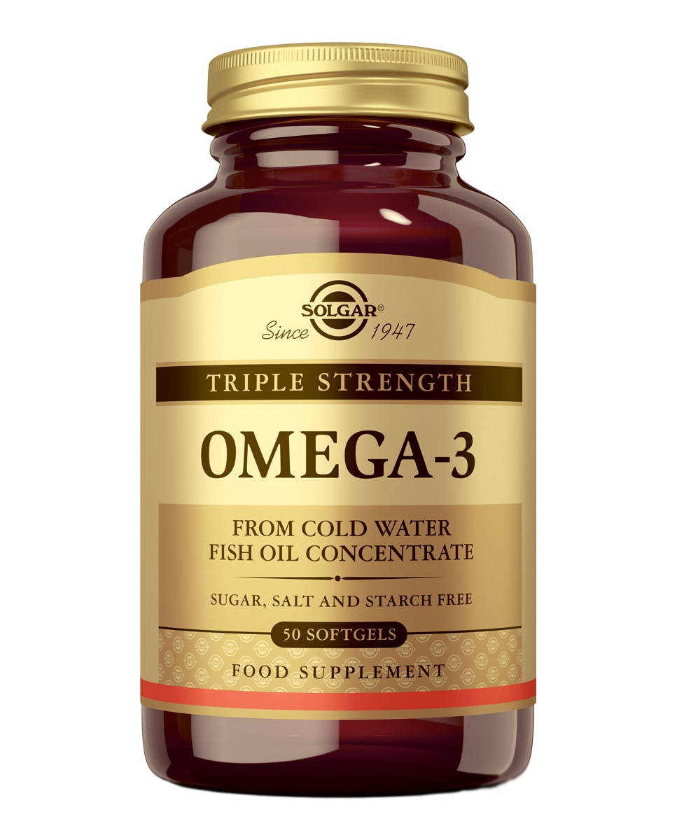 SOLGAR - 50 Cápsulas Blandas Omega-3 Triple Concentracion Solgar.