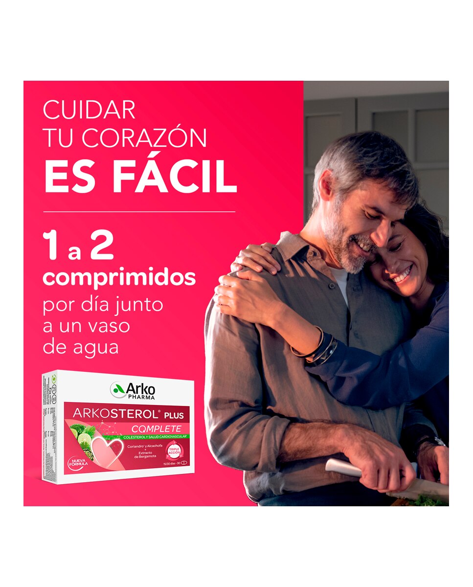 Imagen 4 de 30 Cápsulas Arkosterol Plus Complete Arkopharma - 30 Cápsulas