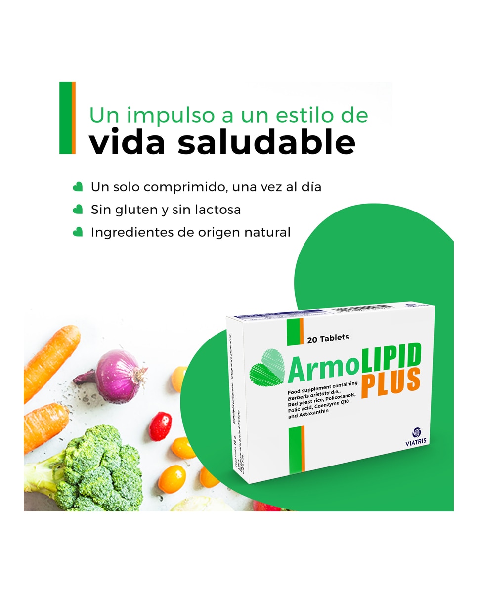 60 Comprimidos Control Colesterol y Triglicéridos Armolipid Plus - 60 Comprimidos 4