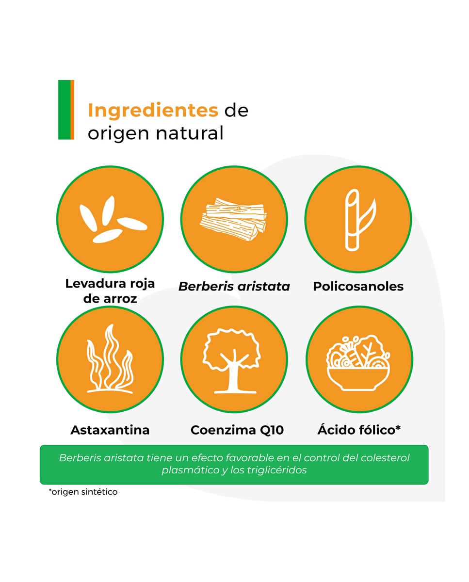 60 Comprimidos Control Colesterol y Triglicéridos Armolipid Plus - 60 Comprimidos 6