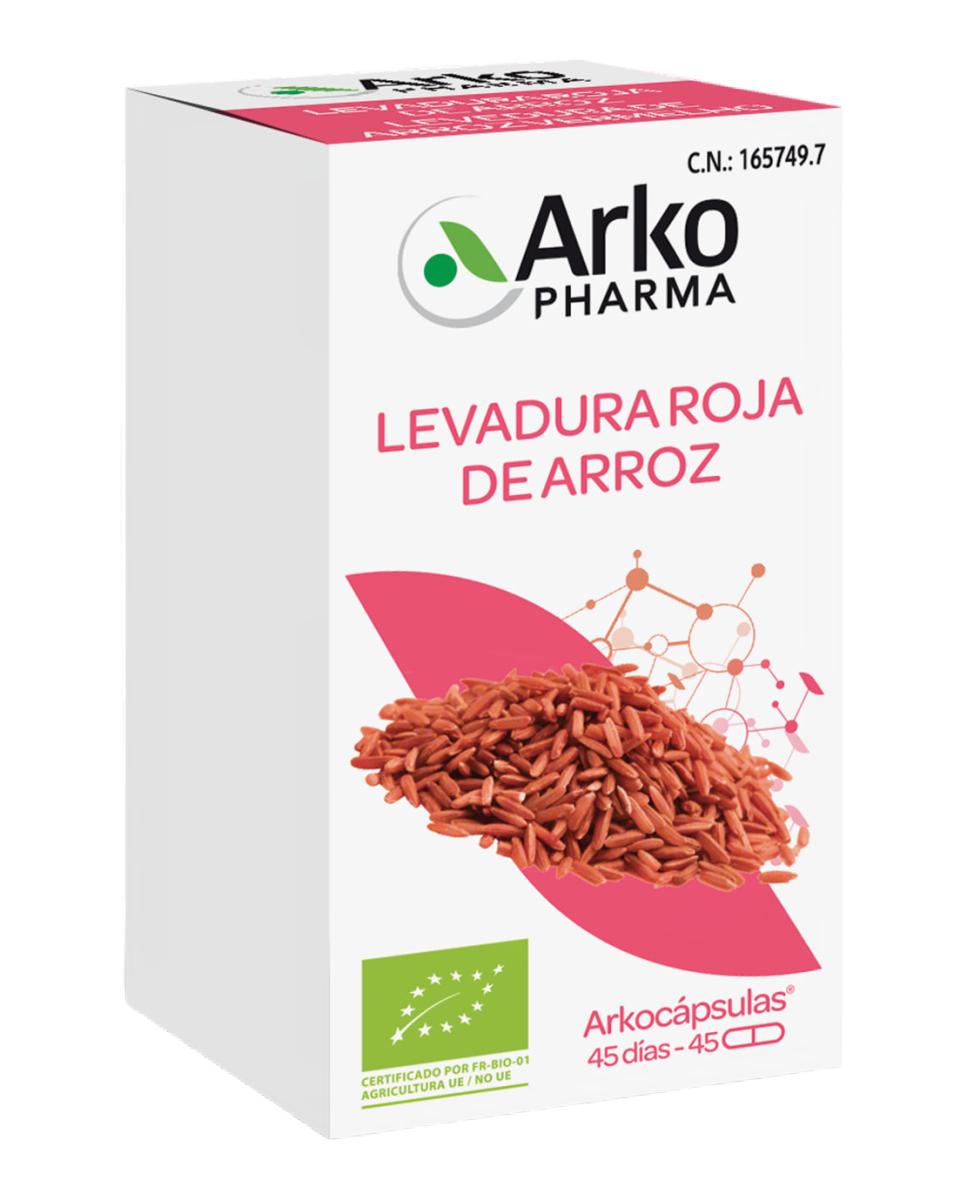 Complemento Alimenticio Arkocápsulas Levadura Roja de Arroz Arkopharma - 45 Cápsulas 1