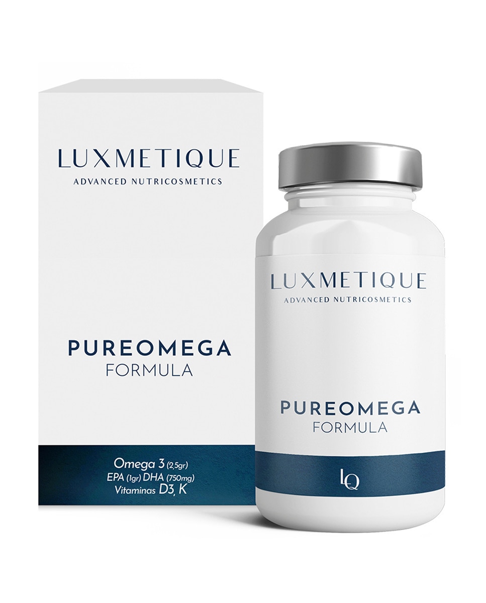 60 Perlas Complemento Alimenticio Pureomega Formula Luxmetique - 60 unidades 2