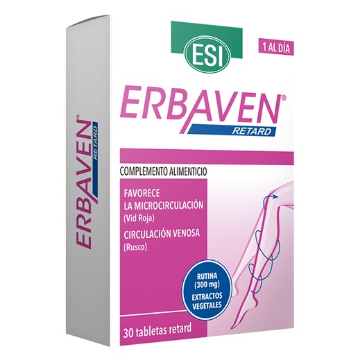Imagen 0 de Tabletas para la Circulación Venosa Erbaven Retard ESI