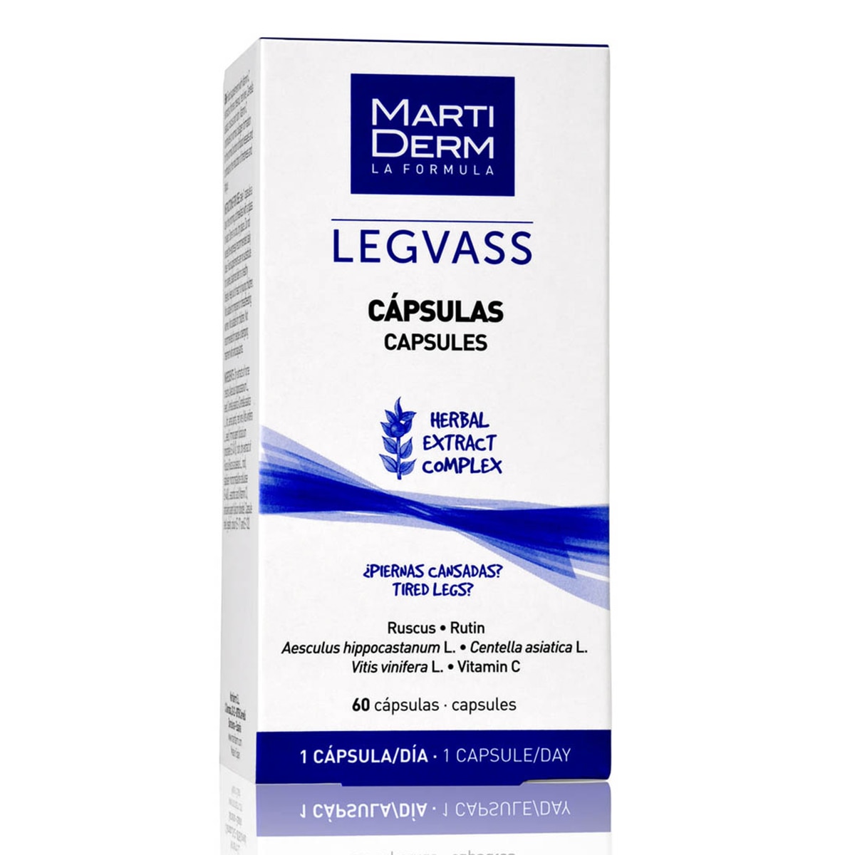 60 Cápsulas Colágeno Legvass Bodycare MartiDerm 2