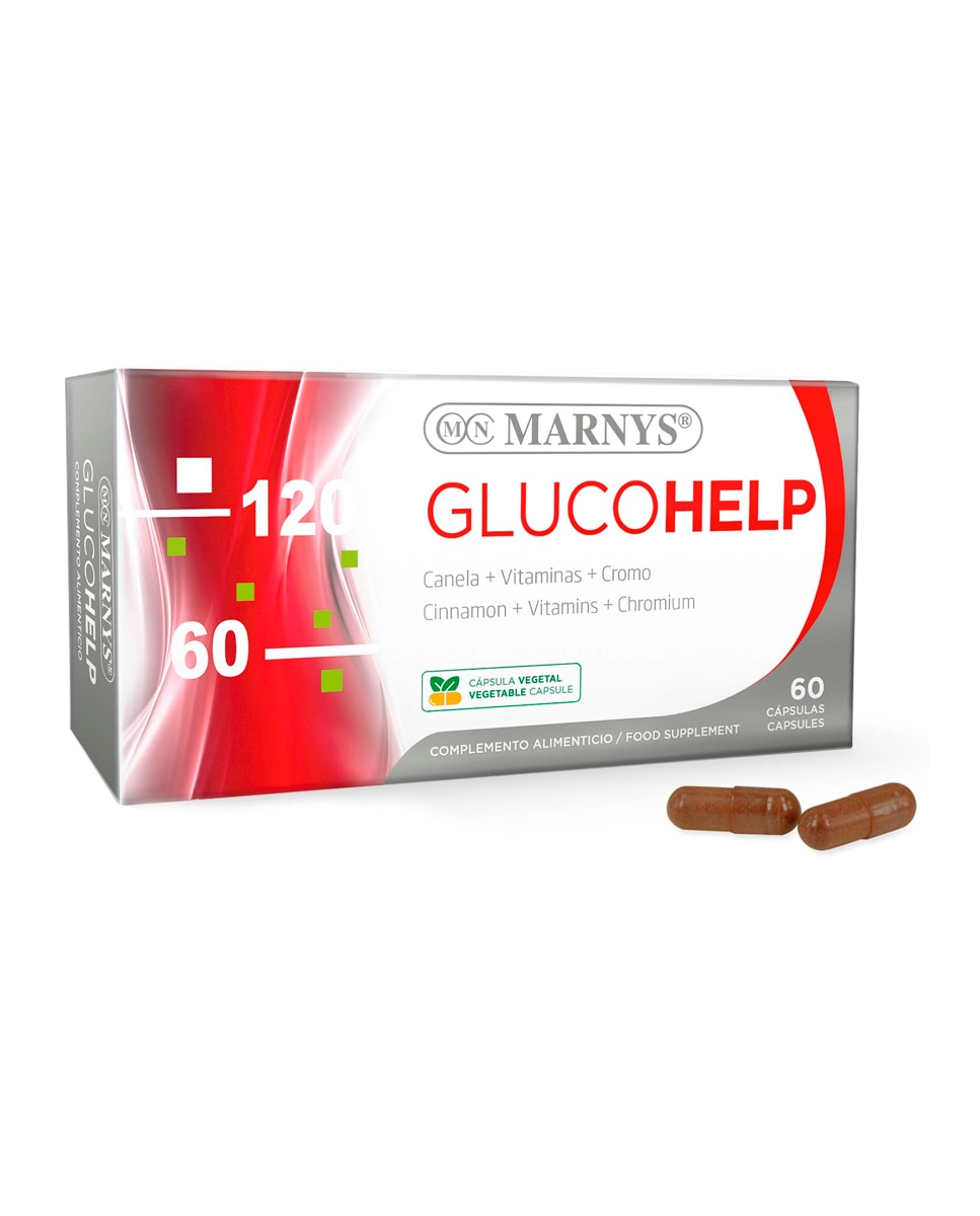 60 cápsulas vegetales Glucohelp Marnys 2