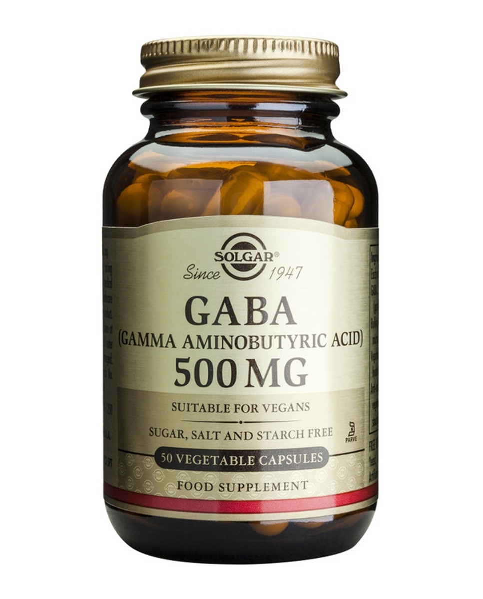 Imagen 1 de 50 cápsulas vegetales Gaba Solgar