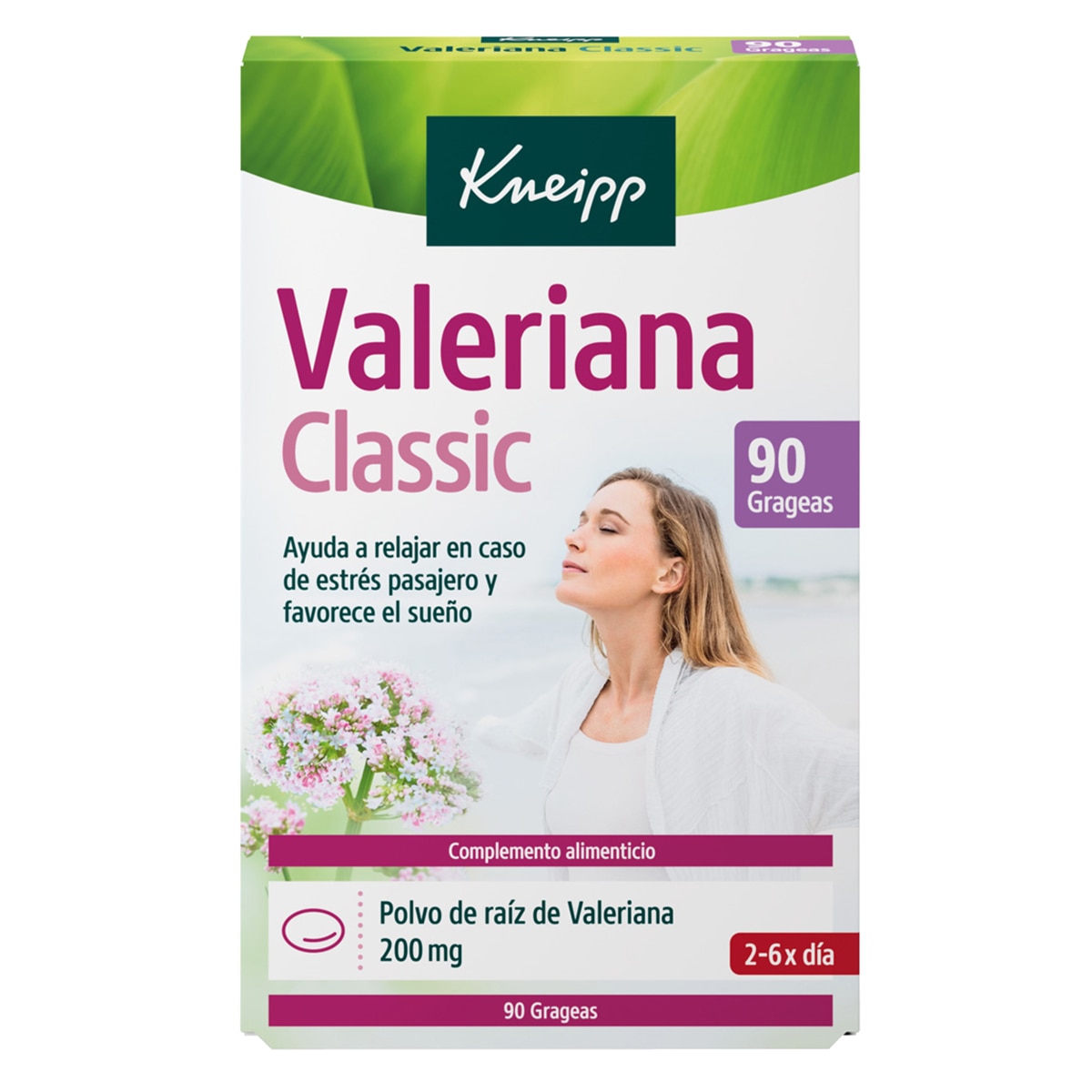 Kneipp - Valeriana Classic 90 grageas Kneipp.