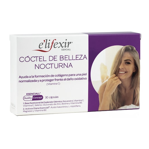 Imagen 0 de 30 Cápsulas Coctel Belleza Nocturna Ácido Hialurónico Elifexir Esenciall Elifexir
