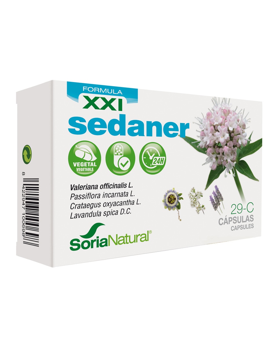 Soria Natural - 30 cápsulas Sedaner Soria Natural.