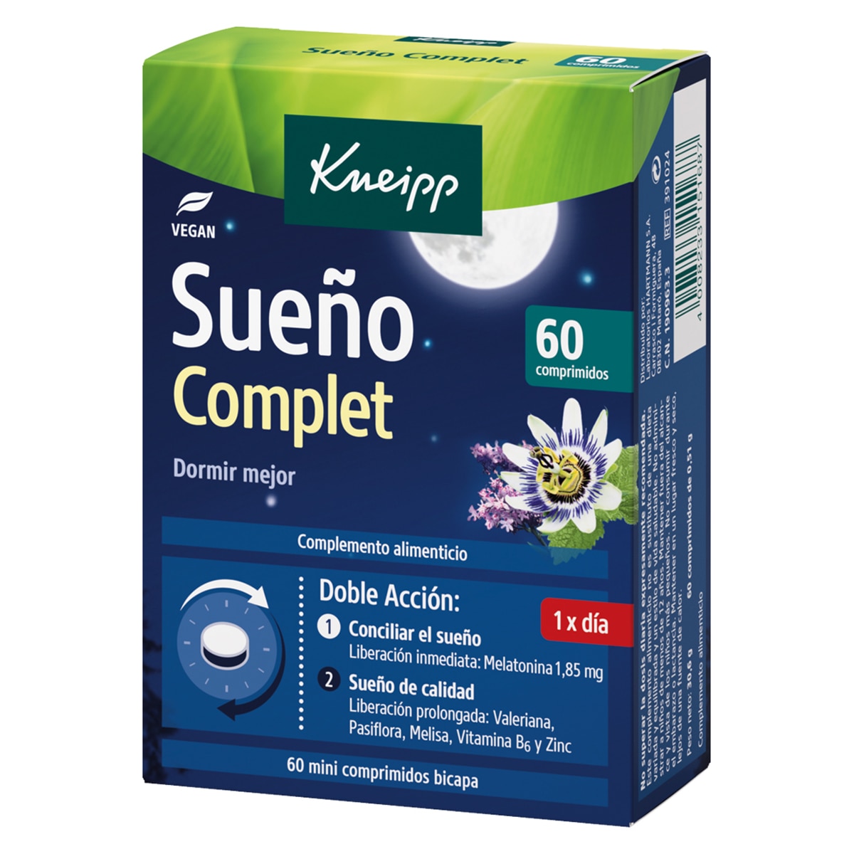 Kneipp - 60 Comprimidos Sueño Complet Kneipp.