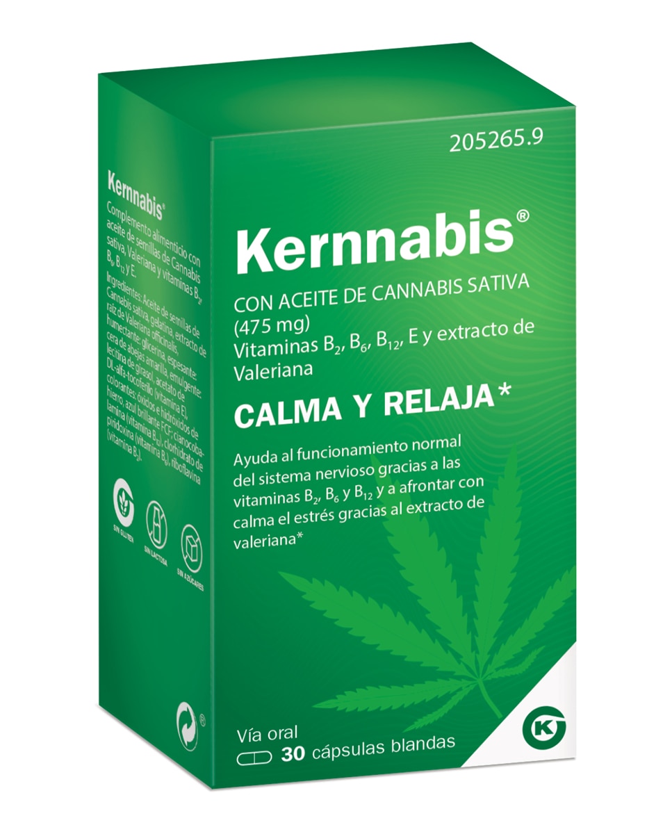Kern Pharma - 30 Cápsulas Kernnabis CBD Kern Pharma.