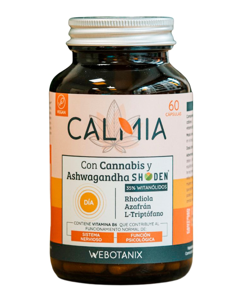 Webotanix - Complemento Alimenticio Calmia Día 60 cápsulas WeBotanix.