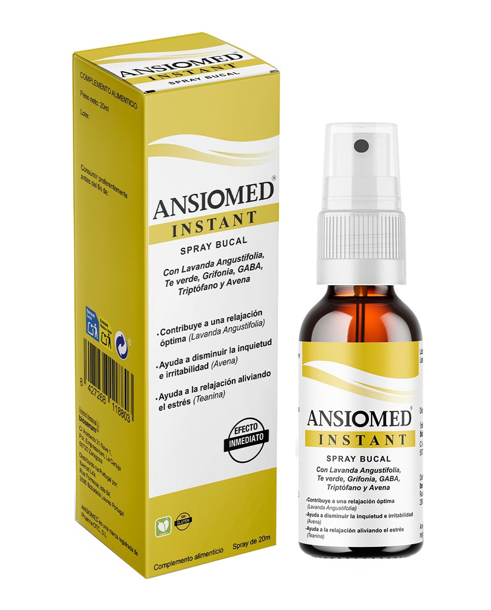 Imagen 2 de Complemento Alimenticio Instant Spray 20 ml Ansiomed - 20 ml
