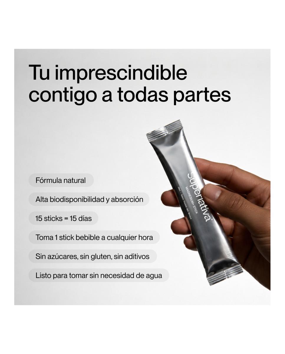 Complemento alimenticio Magnesium+ Stick Superlativa 5