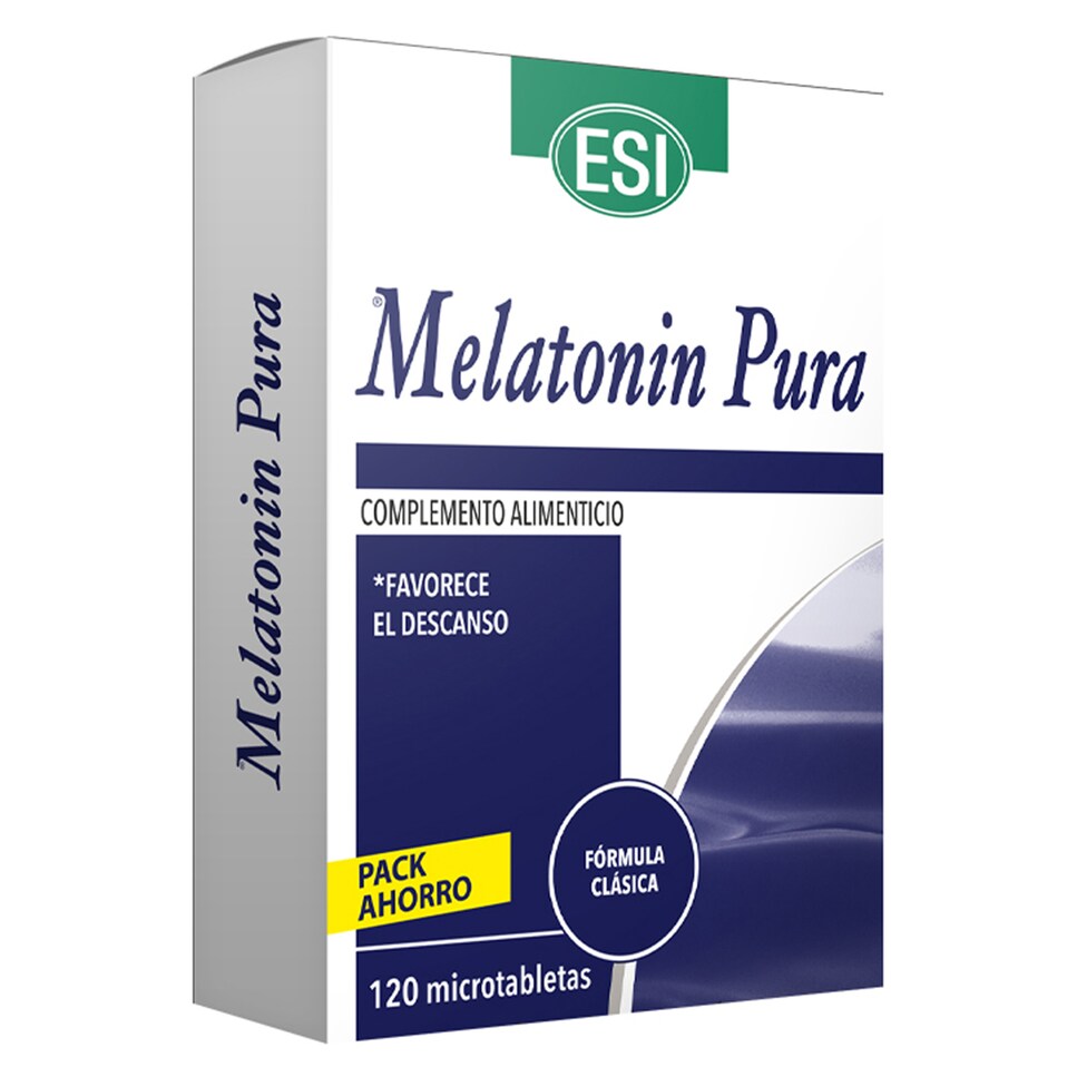 120 Microtabletas para el Insomnio Melatonin Pura ESI 1