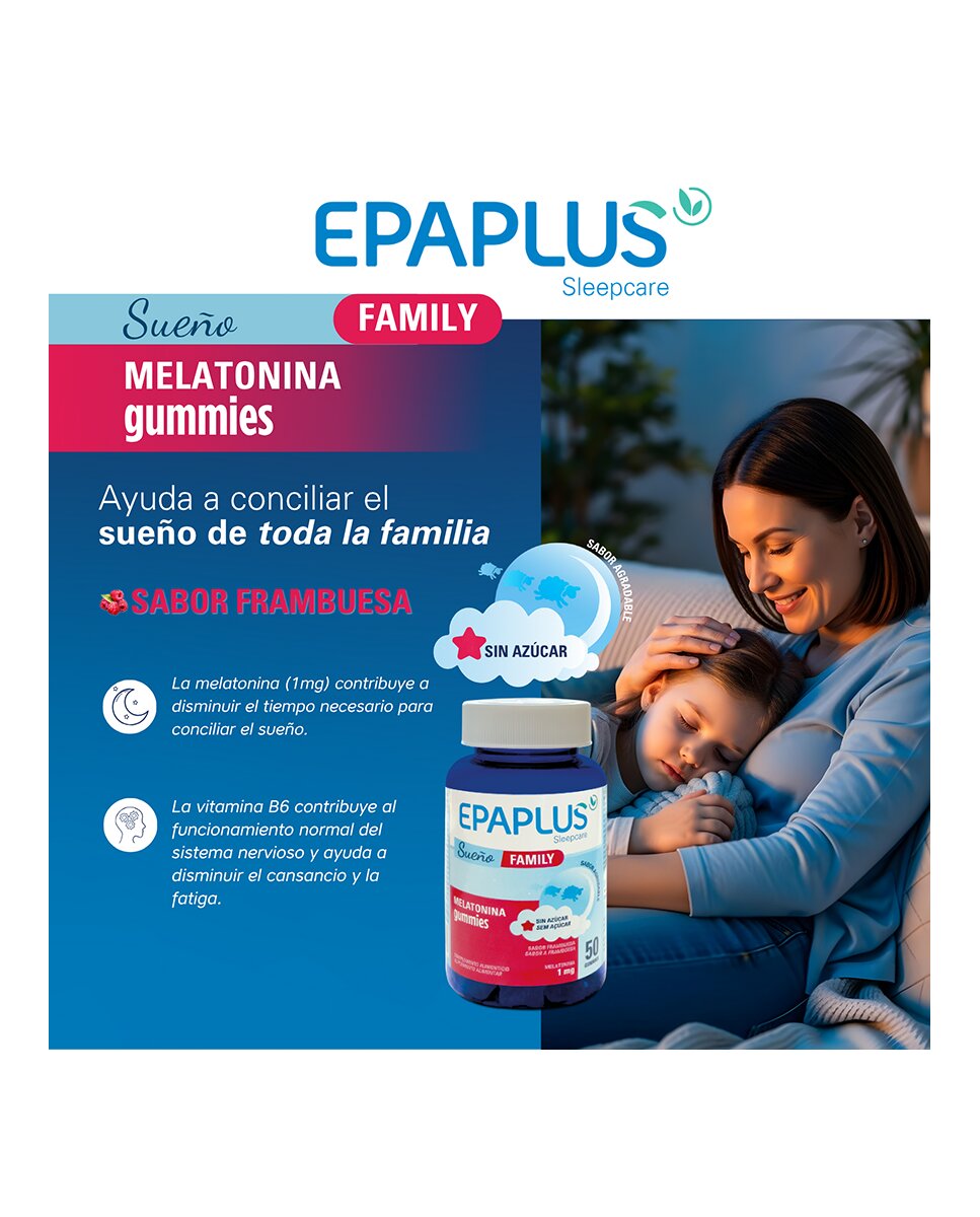 Complemento Alimenticio Melatonina Sleepcare Epaplus 3