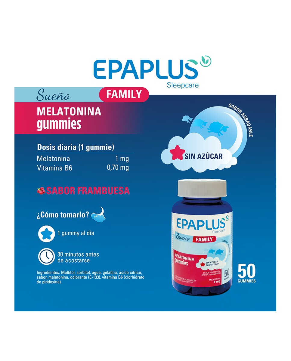 Complemento Alimenticio Melatonina Sleepcare Epaplus 4