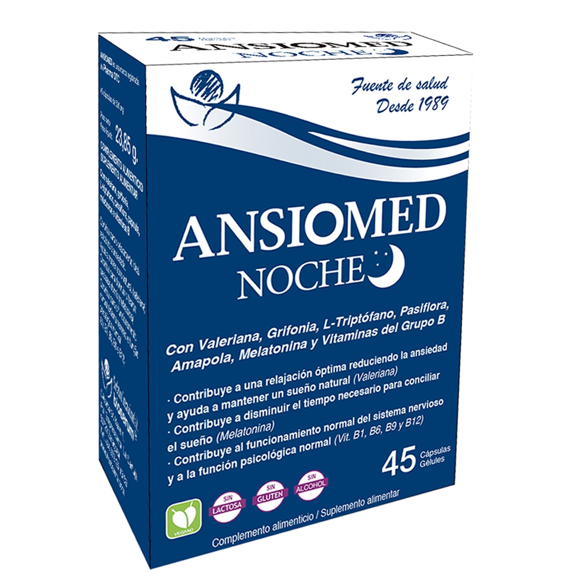 Imagen 0 de 45 Cápsulas Ansiomed Noche