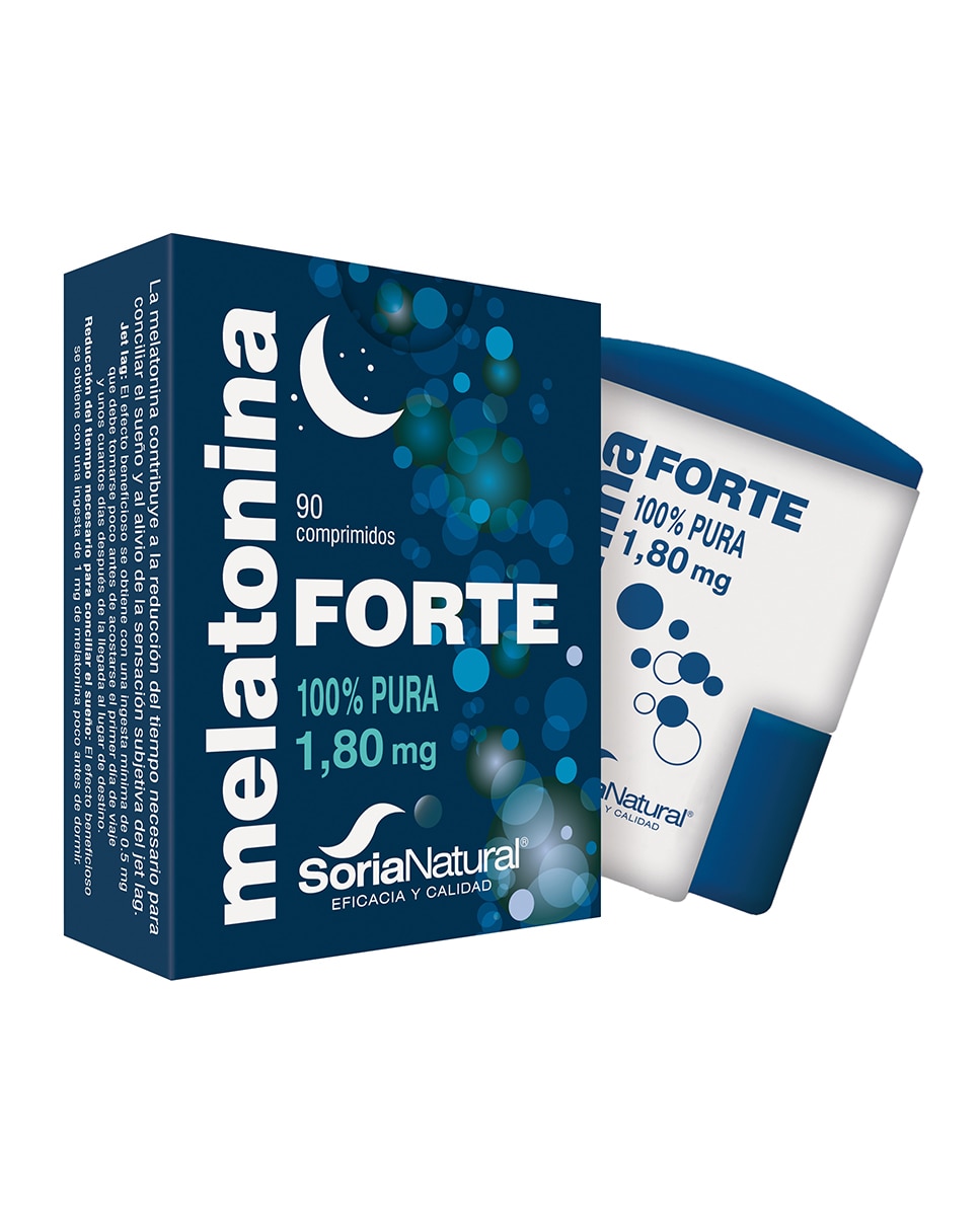 90 Comprimidos Melatonin Travel Soria Natural 2