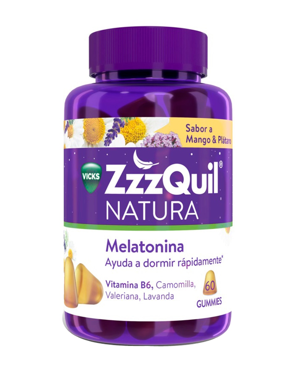 ZzzQuil - 60 Gummies Melatonina Mango Platano ZzzQuil.