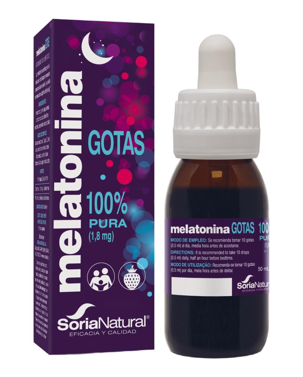 Complemento Alimenticio Melatonina Gotas Soria Natural - 50 ml 2