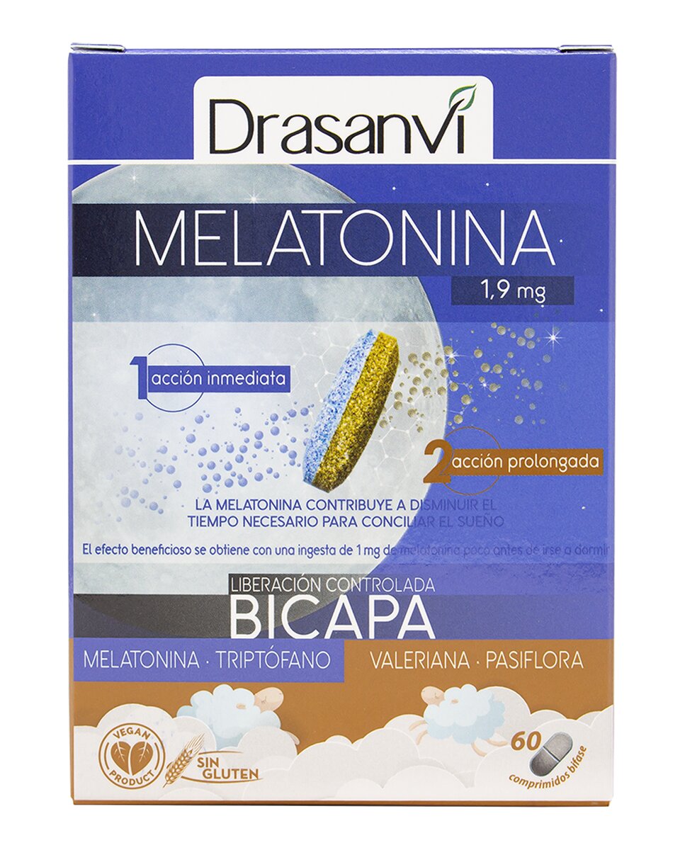 Complementos alimenticios melatonina bicapa Drasanvi 1