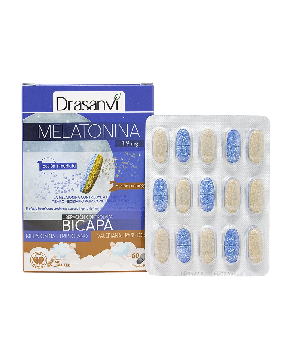Complementos alimenticios melatonina bicapa Drasanvi 6